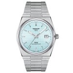 Tissot PRX Powermatic 80 'Ice Blue' kék férfi karóra T1374071135100