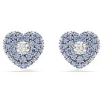 Swarovski Hyperbola szív alakú fülbevaló kék és áttetsző kristállyal 5683576