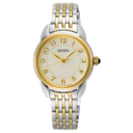 Seiko Seiko bicolor szíjas arany számlapos női karóra SUR562P1