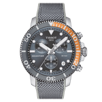 Tissot Seastar 1000 quartz szürke és narancs szövet szíjas chronograph búváróra T1204171708101