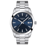 Tissot Gentlemam kék számlapos quartz férfi óra T1274101104100