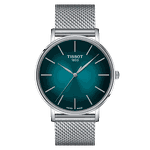 Tissot Everytime zöld számlapos férfi óra T1434101109100