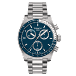 Tissot PR516 kék számlapos quartz chronograph férfi óra T1494171104100