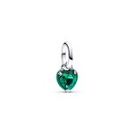 Pandora ékszer ME zöld chakra szív ezüst mini függő charm 793042C03