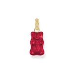 Thomas Sabo Aranyozott ezüst piros Haribo gumi maci medál PE967-414-10