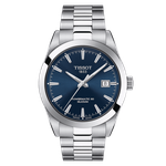 Tissot Gentleman powermatic 80 silicium kék számlapos férfi óra T1274071104100