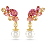 Swarovski Gema arany színű csepp alakú fülbevaló 5688486