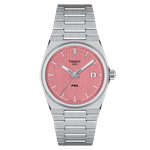 Tissot PRX quartz rózsaszín számlapos karóra T1372101133100