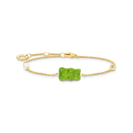 Thomas Sabo Aranyozott ezüst karkötő zöld Haribo gumi macival A2151-445-6-L19V