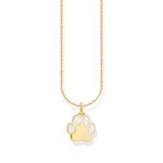 Thomas Sabo Aranyozott ezüst tappancs nyaklánc KE2266-427-14
