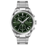 Tissot PR 100 zöld számlapos chronograph férfi karóra T1504171109100