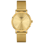 Tissot Everytime arany színű mesh szíjas női karóra T1432103302100