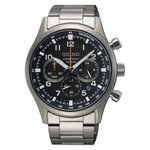 Seiko Neo Sports fekete számlapos chronograph férfi karóra SSB447P1
