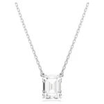 Swarovski Stilla ezüst színű nyaklánc nyolcszög metszésű kristállyal 5693405