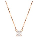 Swarovski Stilla rose nyaklánc négyzet alakú kristállyal 5701904