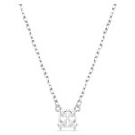 Swarovski Stilla ezüst színű nyaklánc négyzet alakú kristállyal 5701903