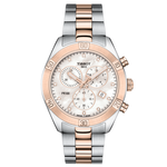 Tissot PR 100 Sport Chic Diamonds női bicolor chronograph karóra T1019172211600