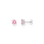 Thomas Sabo Bedugós ezüst fülbevaló rózsaszín cirkóniával H2300-051-9