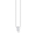 Thomas Sabo Ezüst nyaklánc pávé cirkónia dísszel KE2278-051-14-L45v