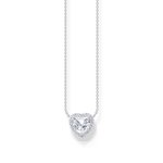 Thomas Sabo Ezüst nyaklánc fénylő szív medállal KE2280-051-14-L45v