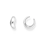 Thomas Sabo Fél pár organikus formájú ezüst fülgyűrű EC0030-001-21