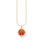 Thomas Sabo Aranyozott ezüst nyaklánc pálmafával KE2204-471-7-L45v