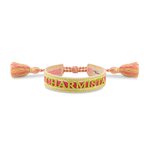 Thomas Sabo Charmista rózsaszín zöld és narancs textil karkötő ACC0049-302-7-L24v