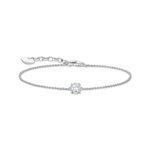 Thomas Sabo Ezüst karkötő áttetsző cirkónis kővel A2156-051-14-L19v