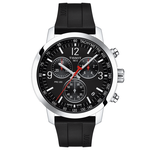 Tissot PRC 200 fekete számlapos szilikonszíjas chronograph férfi karóra T1144171705700