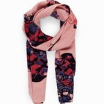 Desigual Flower scribb rózsaszín sál 24WAIA20