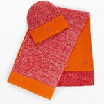 Desigual Narancs sapka és sál szett 24WAOA04