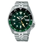 Seiko 5 Sports SKX GMT Bicolor Green automata férfi óra SSK035K1