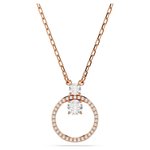Swarovski Constella rozé nyaklánc kör alakú medállal 5692266