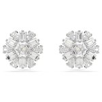 Swarovski Idyllia ezüst színű hópehely bedugós fülbevaló 5691483