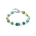 Coeur de Lion  GeoCUBE Iconic zöld karkötő 2700/30-0500