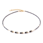 Coeur de Lion Sparkling Pricess arany-fekete nyaklánc 4567/10-1300