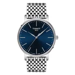 Tissot Everytime kék számlapos férfi óra T1434101104100