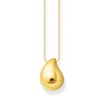 Thomas Sabo Aranyozott ezüst nyaklánc organikus csepp medállal KE2281-413-39-L50V