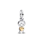 Pandora ékszer Boldog kisfiú függő ezüst charm 763602C00