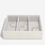 Stackers Lenvászon classic 3 fakkos ékszertálca 76381