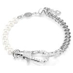 Swarovski Dextera pávé kapcsos karkötő kristálygyönggyel 5696256