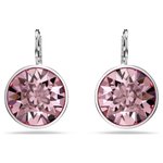 Swarovski Bella ezüst színű fülbevaló rózsaszín kristállyal 5724290