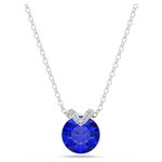 Swarovski Bella ezüst színű nyaklánc kék kristállyal 5724286