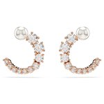 Swarovski  Mátrix rose színű nyitott karika fülbevaló 5692264
