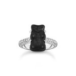 Thomas Sabo Ezüst gyűrű fekete Haribo gumi macival 