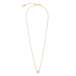 Coeur de Lion Júniusi születésköves krém jáde-arany nyaklánc 1301/10-1424