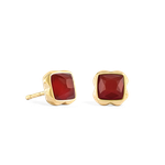 Coeur de Lion Januári születésköves vörös achát-arany fülbevaló 1301/21-0300