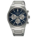 Seiko Sports kék számlapos chronograph férfi karóra SSB453P1