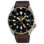 Seiko 5 Sports SKX GMT in Mocha mechanikus automata férfi karóra SSK036K1