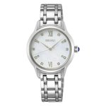 Seiko Ladies Diamond fémcsatos  gyémánt indexes ezüst kvarc női karóra SRZ537P1
